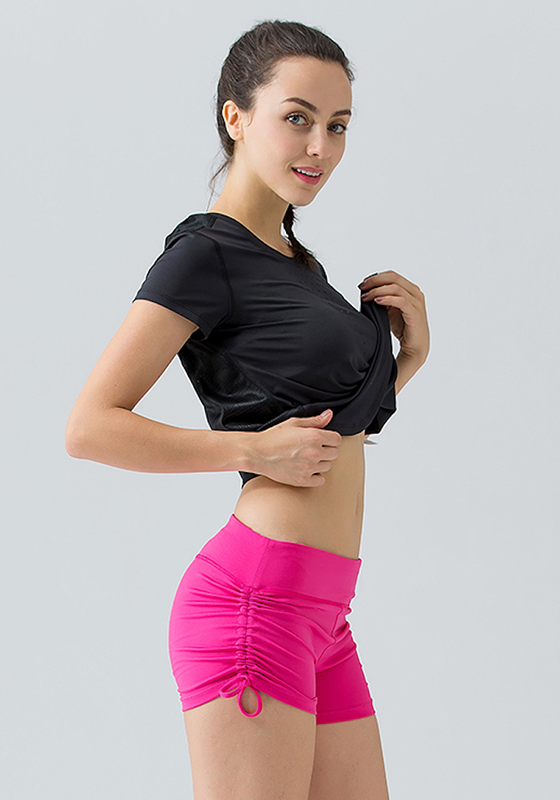 Pulling Seam Yoga Shorts Pulling Seam Yoga Shorts