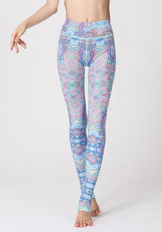 Floral High Waist Yoga Pants Floral High Waist Yoga Pants